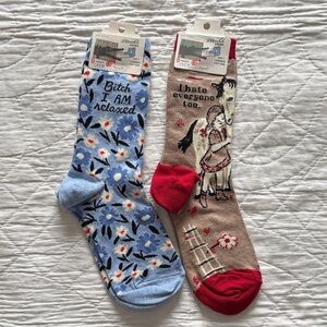 NWT Blue Q Socks